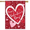Briarwood Lane Valentine's House Flag 40x28 For Outdoor Heart Toss House Flag Flag For Valentine's House Flag - 2 of 4
