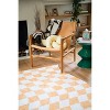 Lany Space Yellow Wavy Checkered Rug - 2 of 4