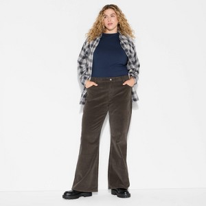 Women's Corduroy Slim Boot Pants - Wild Fable™ - 1 of 3