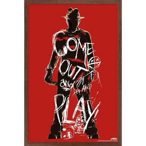 Trends International A Nightmare on Elm Street - Freddy Stylized Framed Wall Poster Prints - 1 of 4