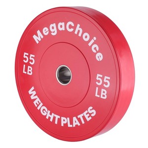 Rubber Bumper Weight Plates, Bumper Plates for Weightlifting, Home Gym Strength Training - 1 of 4