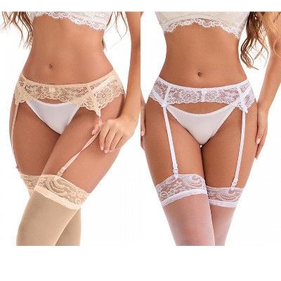 garter belt kohls Adore Me Women's Meadow Garter Belt Lingerie : Target