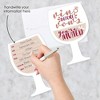 Big Dot of Happiness Vino Before Vows - Shaped Fill-in Invitations - Bridal Shower or Bachelorette Party Invitation Cards with Envelopes - Set of 12 - 2 of 4