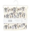 Hudson Baby Infant Boy Swaddle Blanket and Cap or Headband, Royal Safari, One Size - 2 of 2