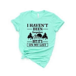 Simply Sage Market Women's On My List Short Sleeve Graphic Tee - 1 of 4