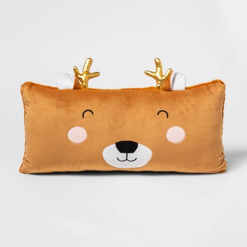 Deer Body Pillow Brown Pillowfort Target