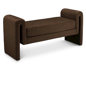 Meridian Furniture,Sloan Velvet Bench - 1 of 4
