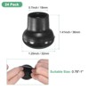 Unique Bargains Silicone Round Chair Leg Caps Floor Protectors 24 Pcs - 2 of 4