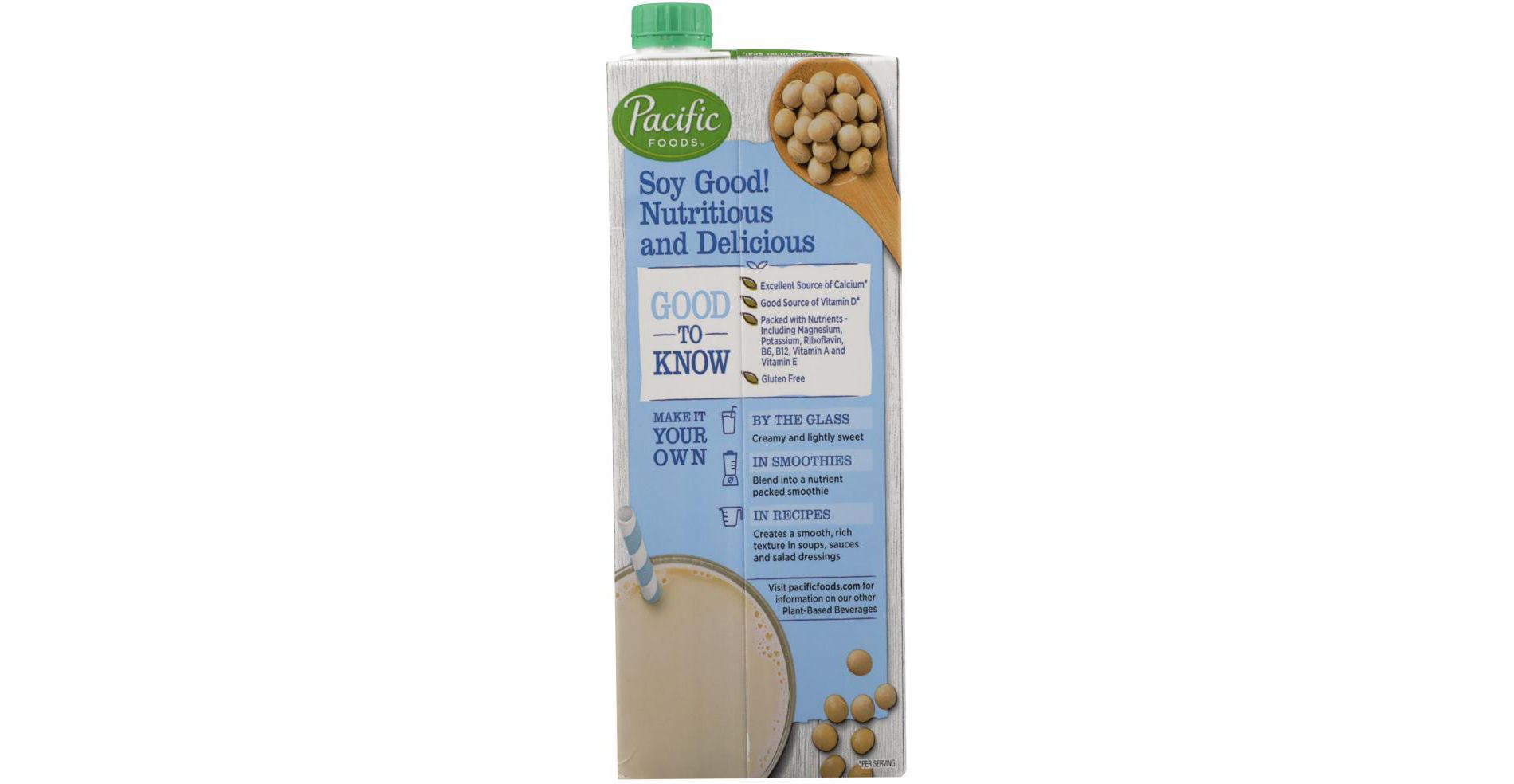 Pacific Foods Ultra Soy Original Plant-Based Beverage - 12 pack, 32 fo