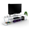 Sapphtopaz TV Stand for TVs Up to 60" with Open Storage Shelves TV Entertainment Center with Metal Cords, TV Console for Living Room - 2 of 4