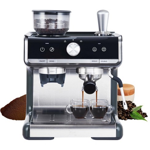 Espresso Machine with Grinder and Frother 20 Bar Professional Espresso Maker