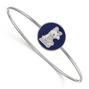 Black Bow Jewelry Sterling Silver Alpha Xi Delta Greek Life Bangle Bracelet 8 Inch - 1 of 3