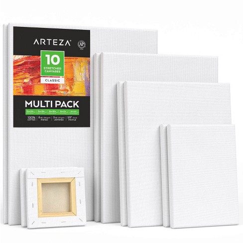 Kingart 18 X 24 4pc Stretched Canvas Value Pack : Target