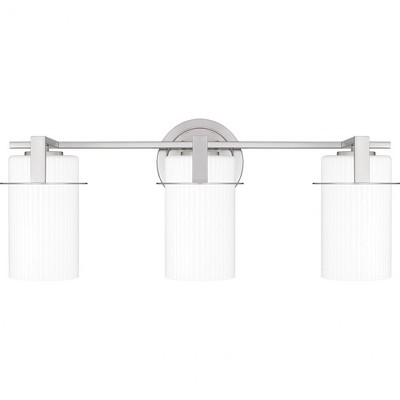 Quoizel Lighting Seymour 3 - Light Vanity in  Brushed Nickel