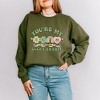Simply Sage Market Women's Graphic Sweatshirt You're My Lucky Charm Clovers - 2 of 4