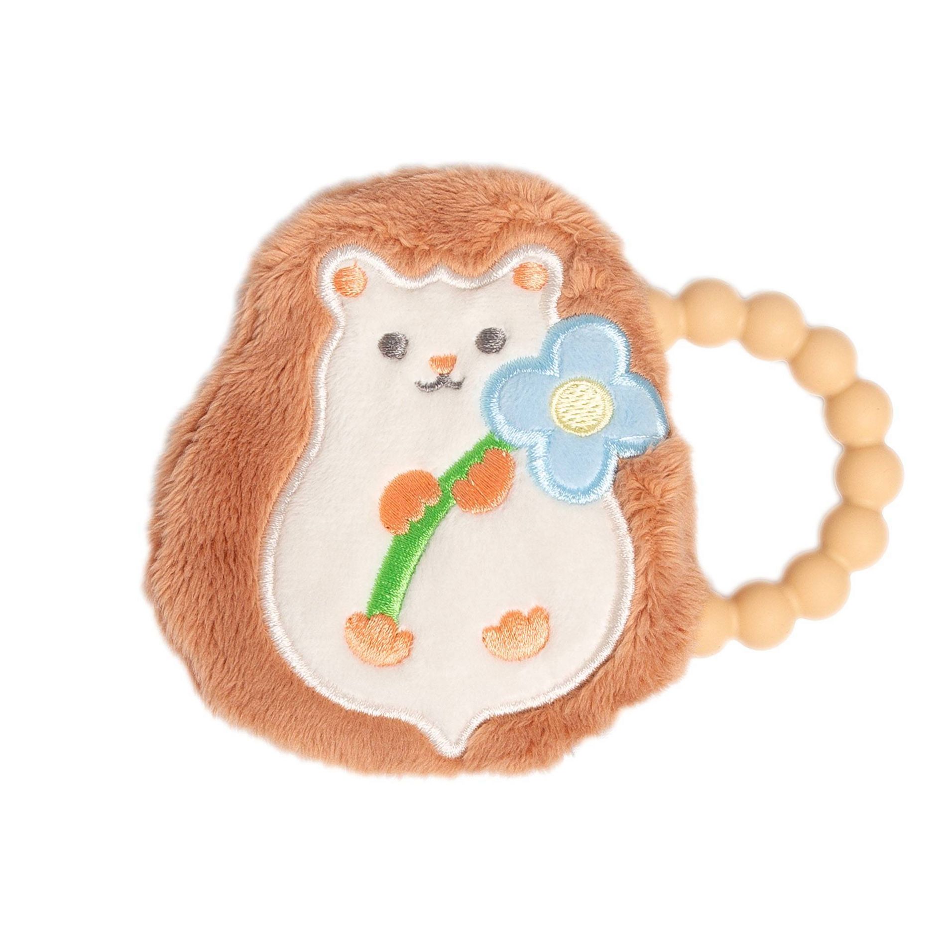 Pearhead Crinkle Hedgehog Teether