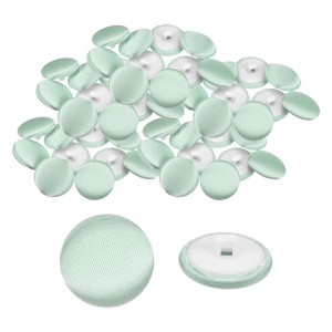 Unique Bargains Bridal Wedding Dress Suit DIY Satin Shiny Sewing Buttons 50 Pcs - 1 of 4