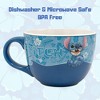 Silver Buffalo Disney Lilo & Stitch Wavy Style 24oz Ceramic Soup Mug - 4 of 4