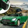 Infans 2 Seater 12V Kids Ride On Car Mercedes Benz AMG GTR w/Remote & LED Lights Green - 4 of 4