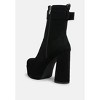 Wanderer Flared Block Heel Mid-Calf Boots - 3 of 4