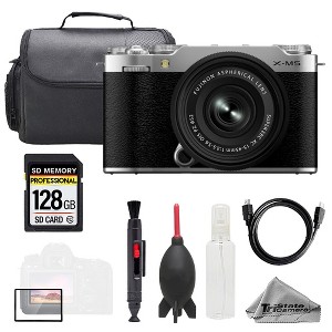 Fujifilm X-M5 Mirrorless Camera w/ XC 15-45mm Lens (Silver) Basic