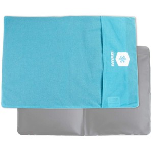 ICEWRAPS | Reusable and Washable Soft Fabric Cover for Cold Pack | Fabric Cold Compress Sleeve | Blue Fabric Cover Only - 1 of 4