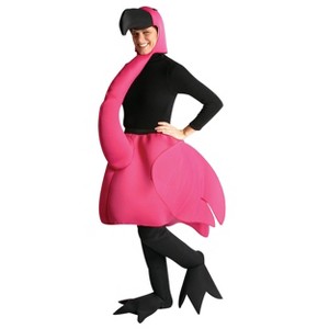 Imposta Costumes Adult Flamingo Costume Bodysuit Pink One Size - 1 of 1