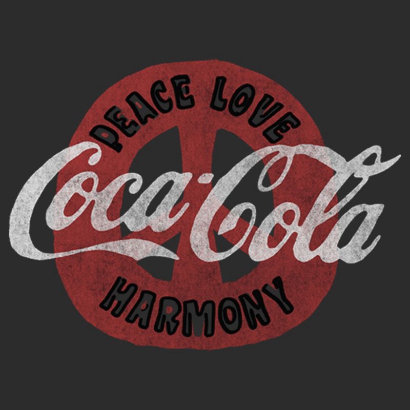 Women's Coca Cola Unity Peace Love Harmony T-Shirt, 2 of 5