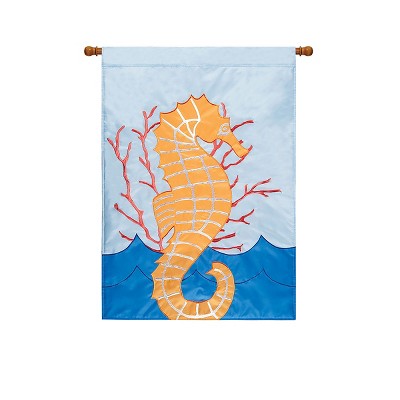 C&F Home Seahorse House Flag