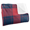 University Of Southern Indiana Campus Plaid Spirit Silky Touch Super Soft Throw Blanket 50x60 - 3 of 4
