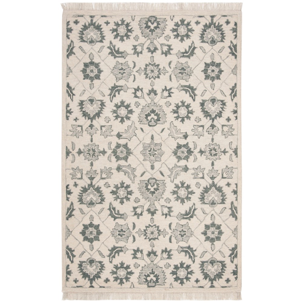 2'x3' Janice Shapes Tufted Accent Rug Green/Gray - Safavieh