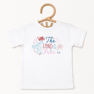 The Juniper Shop The Land Of The Free Coquette Toddler Short Sleeve Tee - 1 of 4