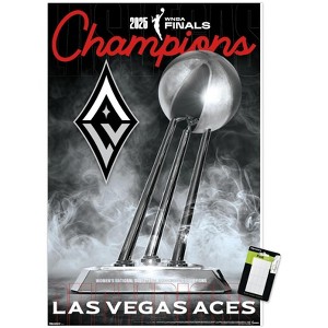 Trends International WNBA Las Vegas Aces - 2025 WNBA Finals Team Logo Unframed Wall Poster Prints - 1 of 4
