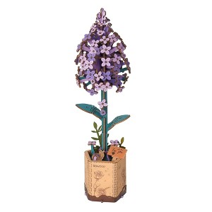 Robotime 3D Puzzles DIY Model Building Kits Artifical Flower Toys for Thanksgiving Mother's Day Valentine's Day, Multicolored, 9.65"*6.5"*0.47" - 1 of 4