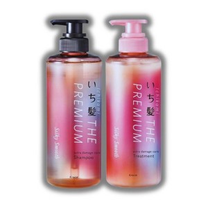 Kracie Ichikami The Premium Silky Smooth Shampoo (16.2 oz) & The Premium Silky Smooth Conditioner (16.2 oz) - DUO SET - 1 of 2