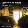 Solar LED Zen Outdoor Lantern with Amber/White Light - Techko Maid - 4 of 4