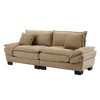 CAVINAS Corduroy Sofa Sleeper Couch, Upholstered Loveseat Sofa with Pillows, for Bedroom, Living Room, Apartment, Office - 3 of 4