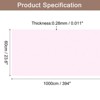 Unique Bargains Wallpaper, Peel and Stick Wallpaper Contact Paper Solid Color Vinyl Self-Adhesive Wall Paper Decorative Pale Pink 394"x23.6" - 2 of 4