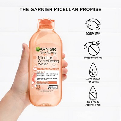 Garnier SkinActive Peeling PHA + Glycolic Acid Micellar Water Face Cleanser - 13.5 fl oz_6