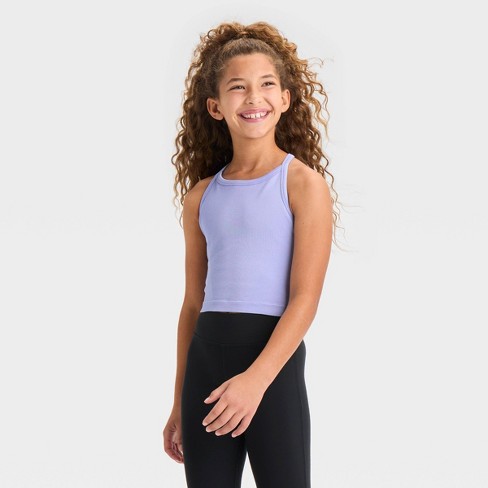 Women's Seamless Racerback Rib Tank Top - All In Motion™ Dark Blue Xl :  Target