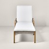 Wood & Rope Outdoor Patio Adjustable Chaise Lounge - Hearth & Hand™ with Magnolia: Pool Lounge Chair, Weather-Resistant - 3 of 4