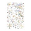 Unique Bargains Christmas Snowflake Window Clings 2 Piece Polyvinyl Chloride Colorful 11.8"x7.9" 1 Set - 4 of 4