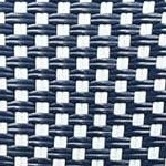 Teak & Navy Blue Rattan - Bar Height