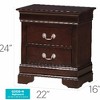 Louis Phillipe G3125-N Nightstand , Cappuccino - 3 of 4
