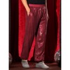 Lars Amadeus Men's Baggy Elastic Waist Costume Night Club 70s Disco Metallic Sequin Pants - 2 of 4