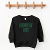 Country Boy Puff Print - Toddler Graphic Sweatshirt and Youth Graphic Sweatshirt - 2 of 3