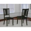 East West Furniture,Antique dining room chair for kitchen With Cushion Seat Finish Set of 2 - 2 of 3