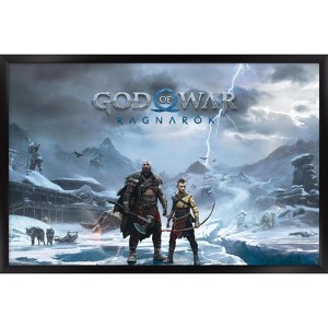Trends International God Of War - Key Art Framed Wall Poster Prints - 1 of 4