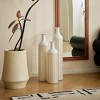 Gulches Floor metal vase modern style decoration home white metal vase 3-piece set gorgeous home decoration large glazed metal vase - 2 of 4