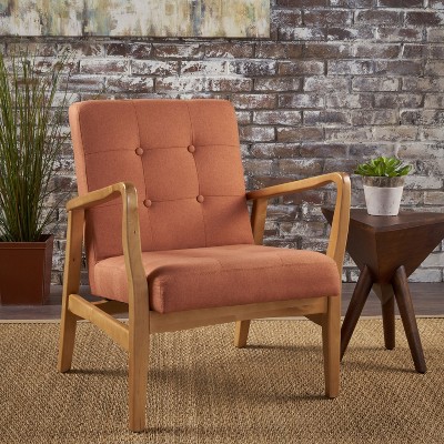 CAVINAS Stylish and Comfy Accent Chair,Club Chair with Plush Button-Tufted,Mid-Century Modern Arm Chair for Living Room,Office